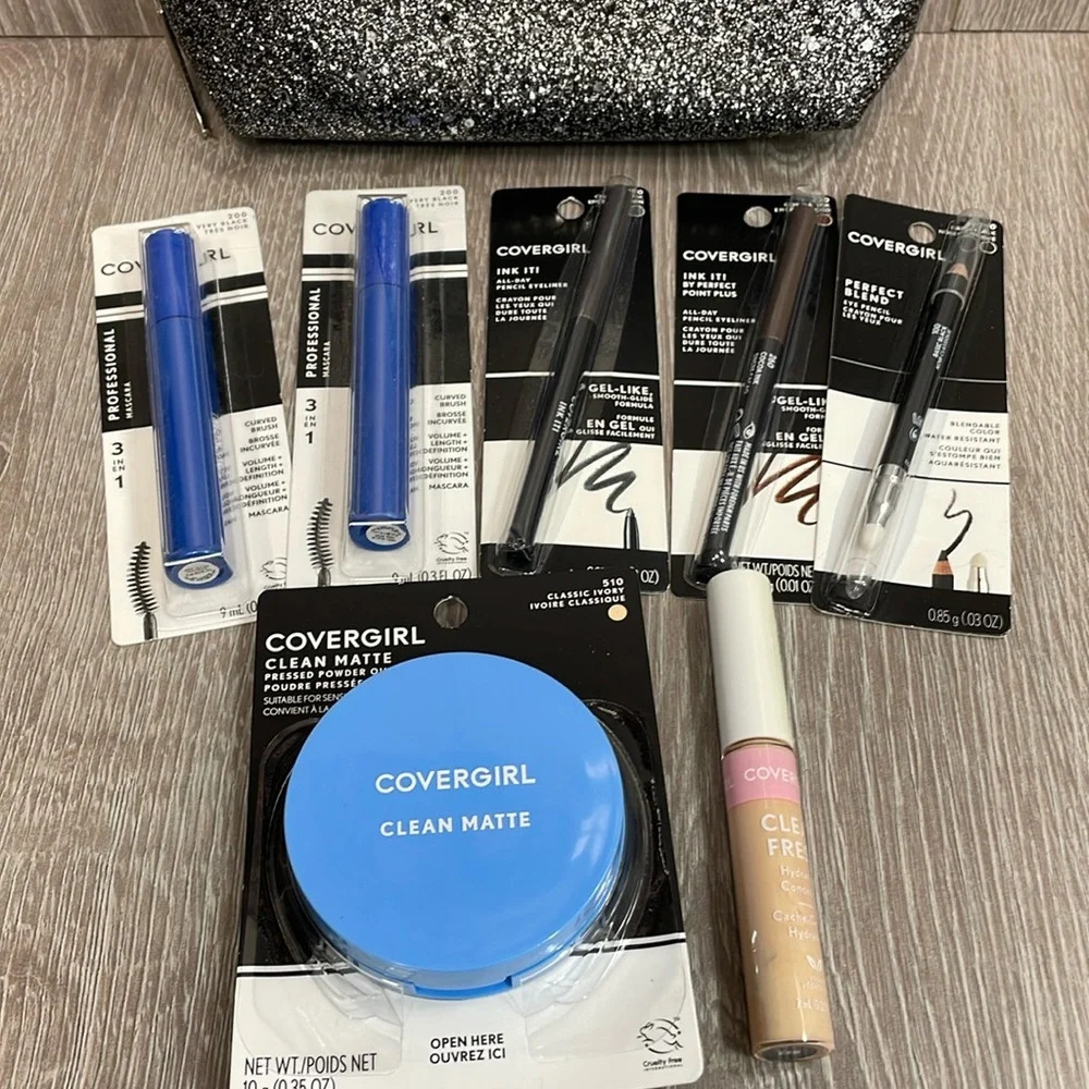Covergirl Bundle Mascara Ink It Eyeliner Clean Matte Clean Fresh Concealer